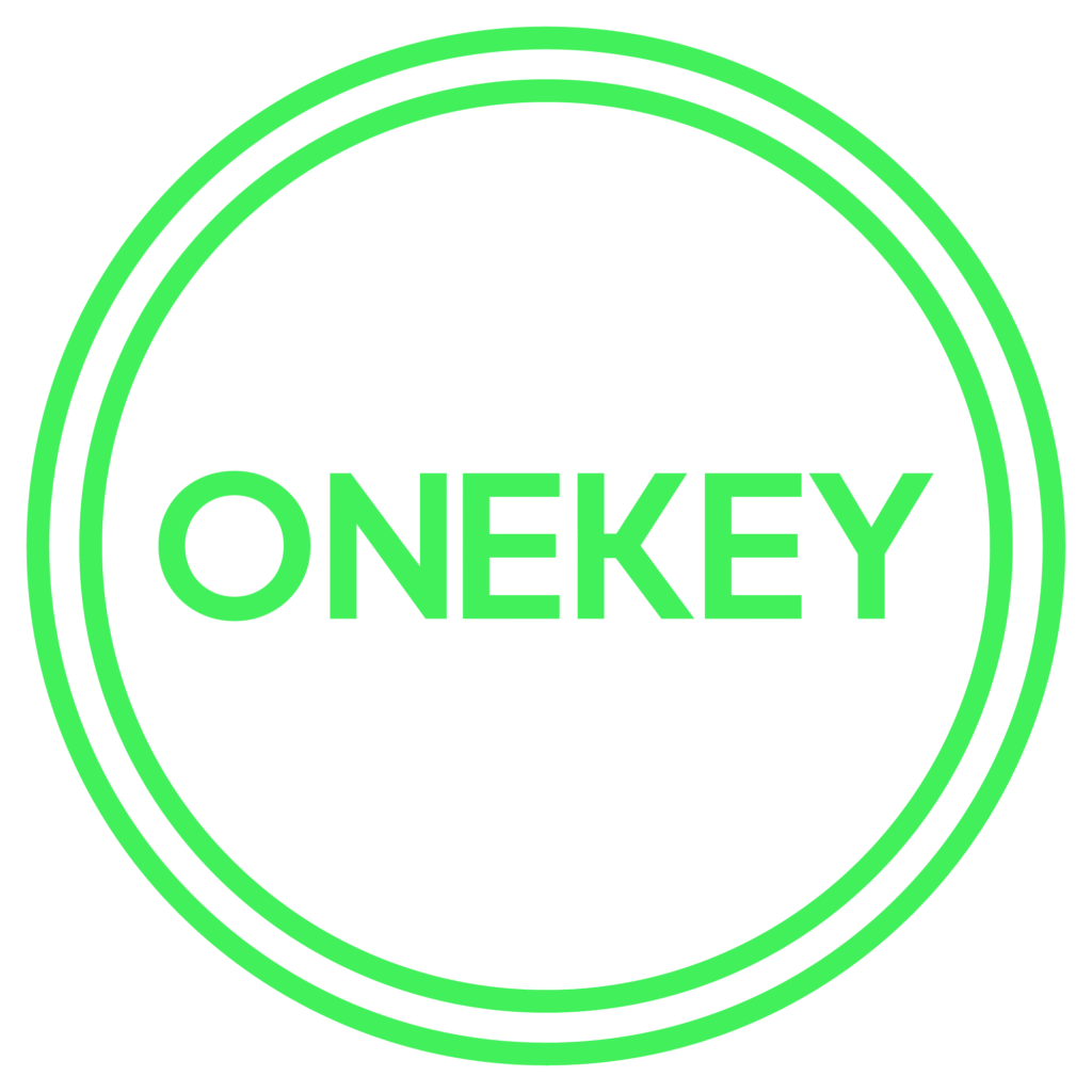 ONEKEY Logo green 2000x2000px Sara Fortmann
