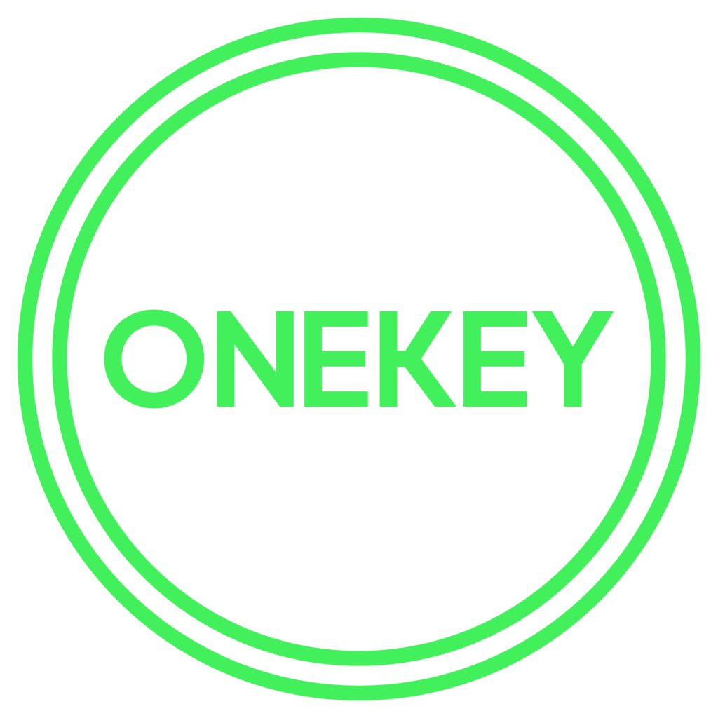 ONEKEY Logo green 2000x2000px Sara Fortmann